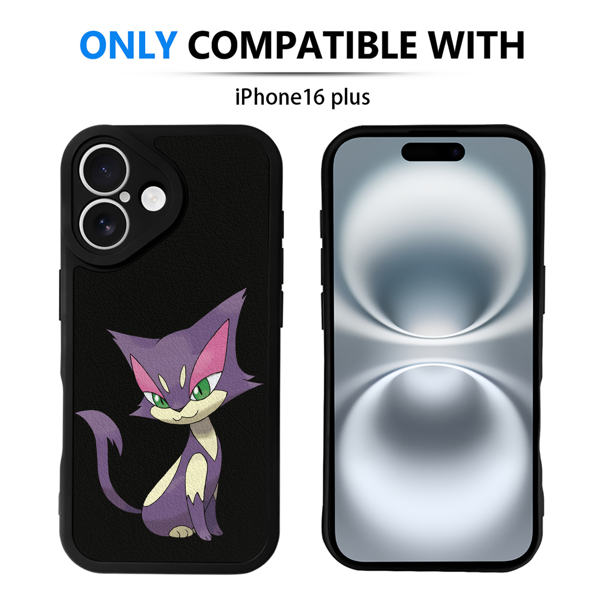 （画像用） ポケットモンスター Pokémon 【iPhone 16シリーズ対応】シリコンスマホケース（レザー調） 材質：シリコン